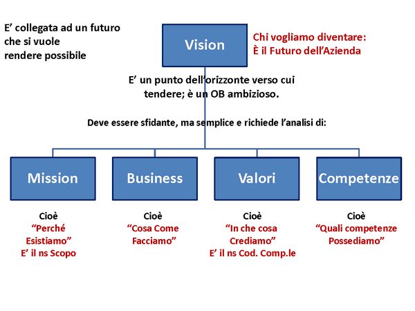 Il Vantaggio Competitivo: Vision, Mission, Valori